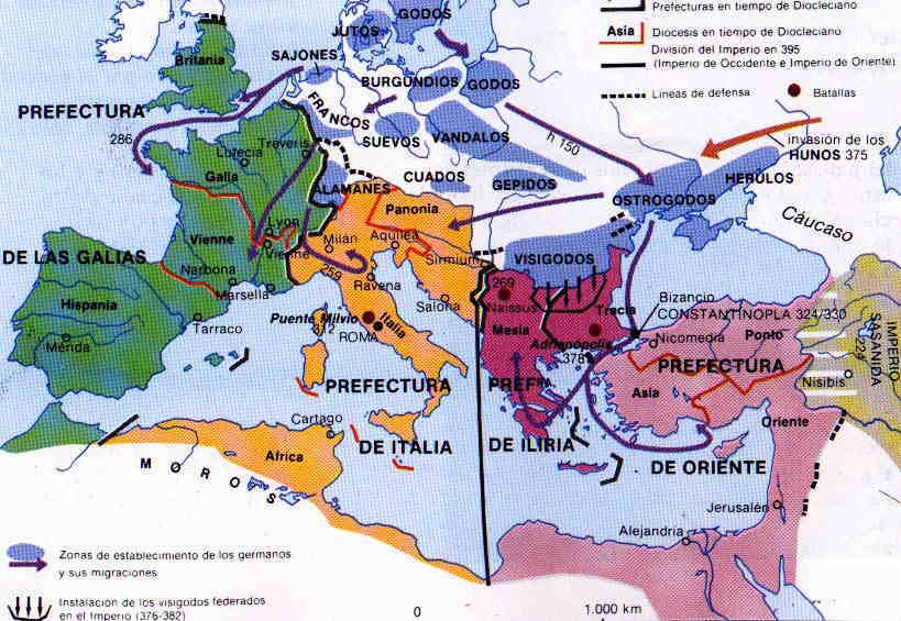 Mapa De Europa En El Imperio Romano